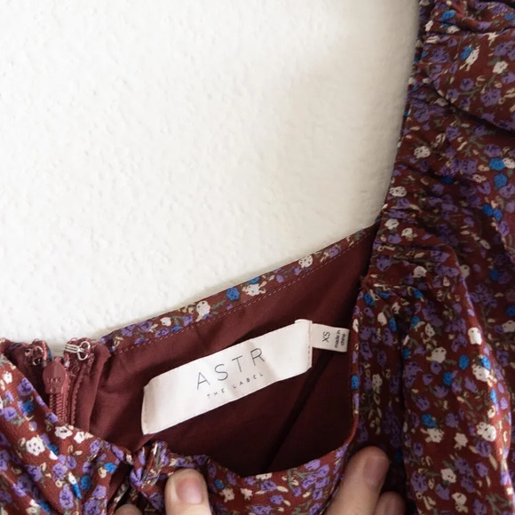 NEW Astr the Label Athena Floral Long Sleeve Maxi Dress, Size XS - Picture 8 of 10